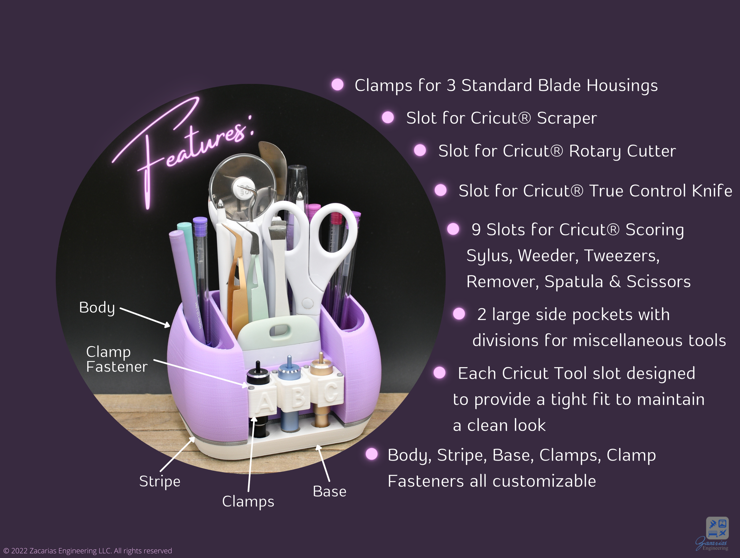 Mini Fry Tool Caddy - Features 8 Zacarias Engineering Copyright. All rights reserved.png