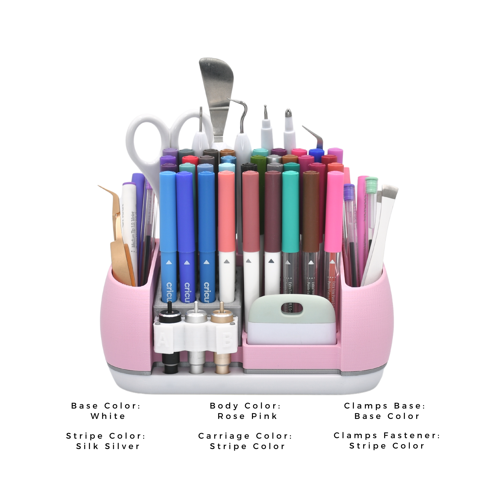 STL file Three Hearts Pen, Pencil, Sharpie Holder; Make-Up Box; Desktop  Organizer 🥰・3D printable model to download・Cults