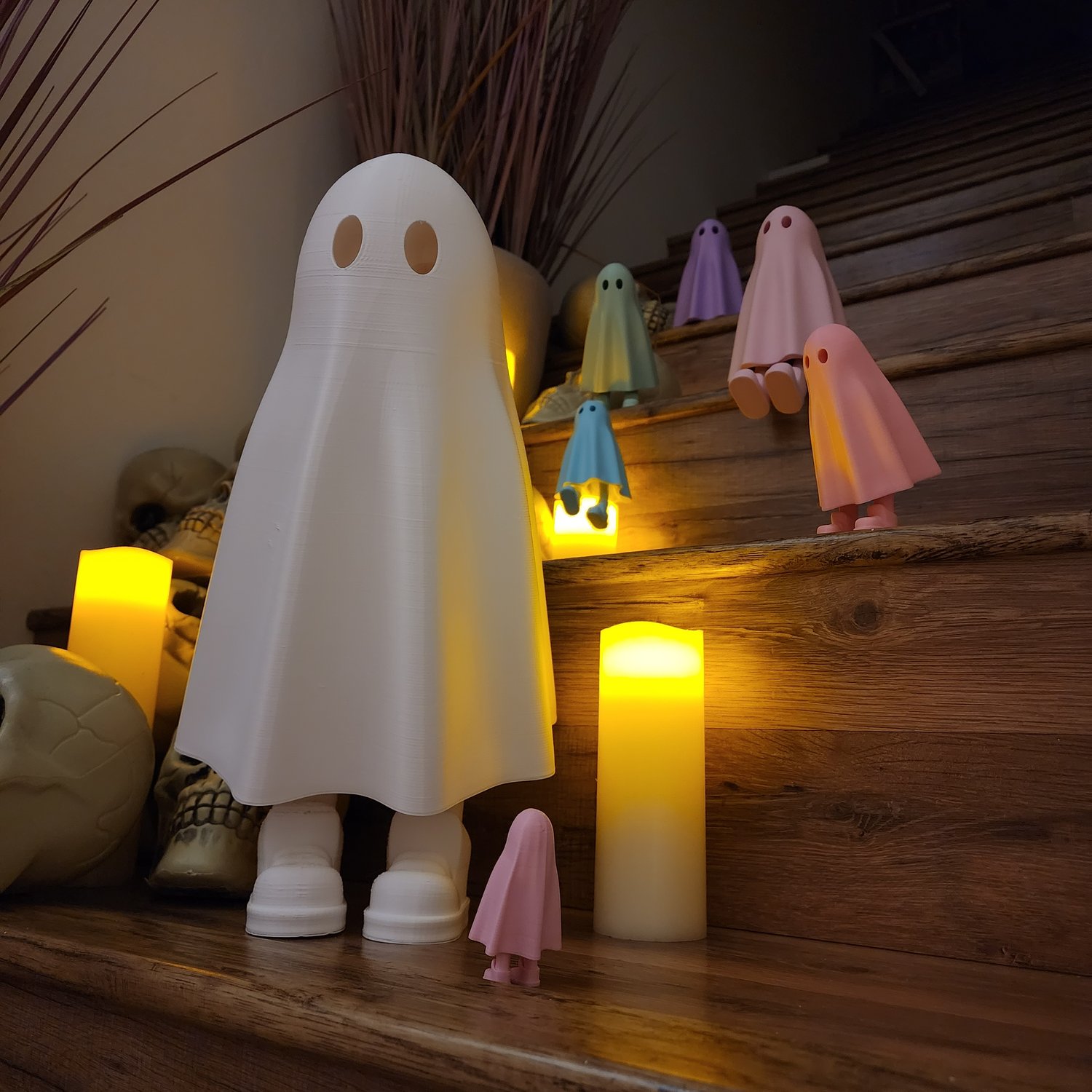 Zou Ghost Halloween Ghost With Shoes 3D Printed Ghost 3D 