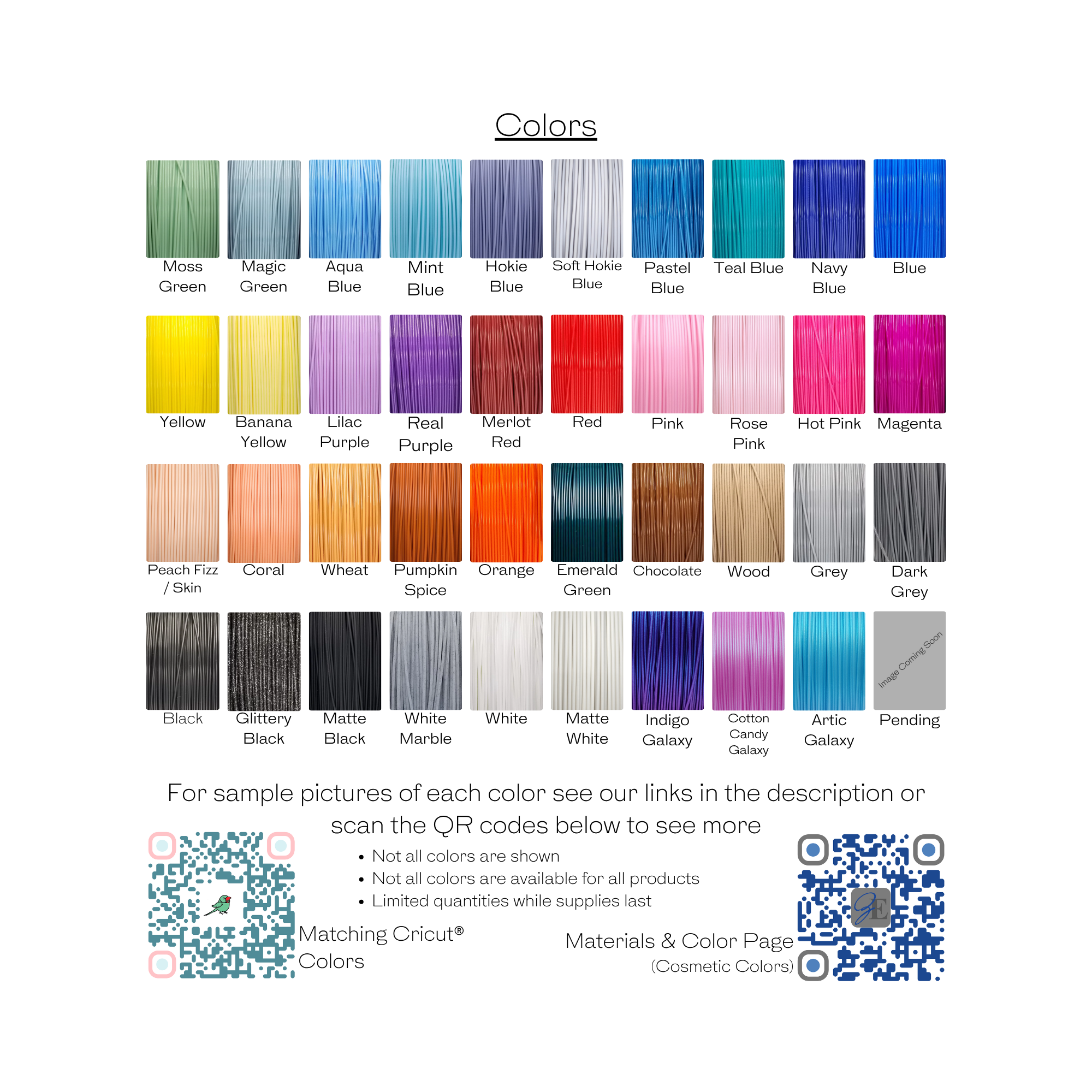 Common Colors for Caddies Zacarias Engineering LLC. All rights reserved Copyright.png