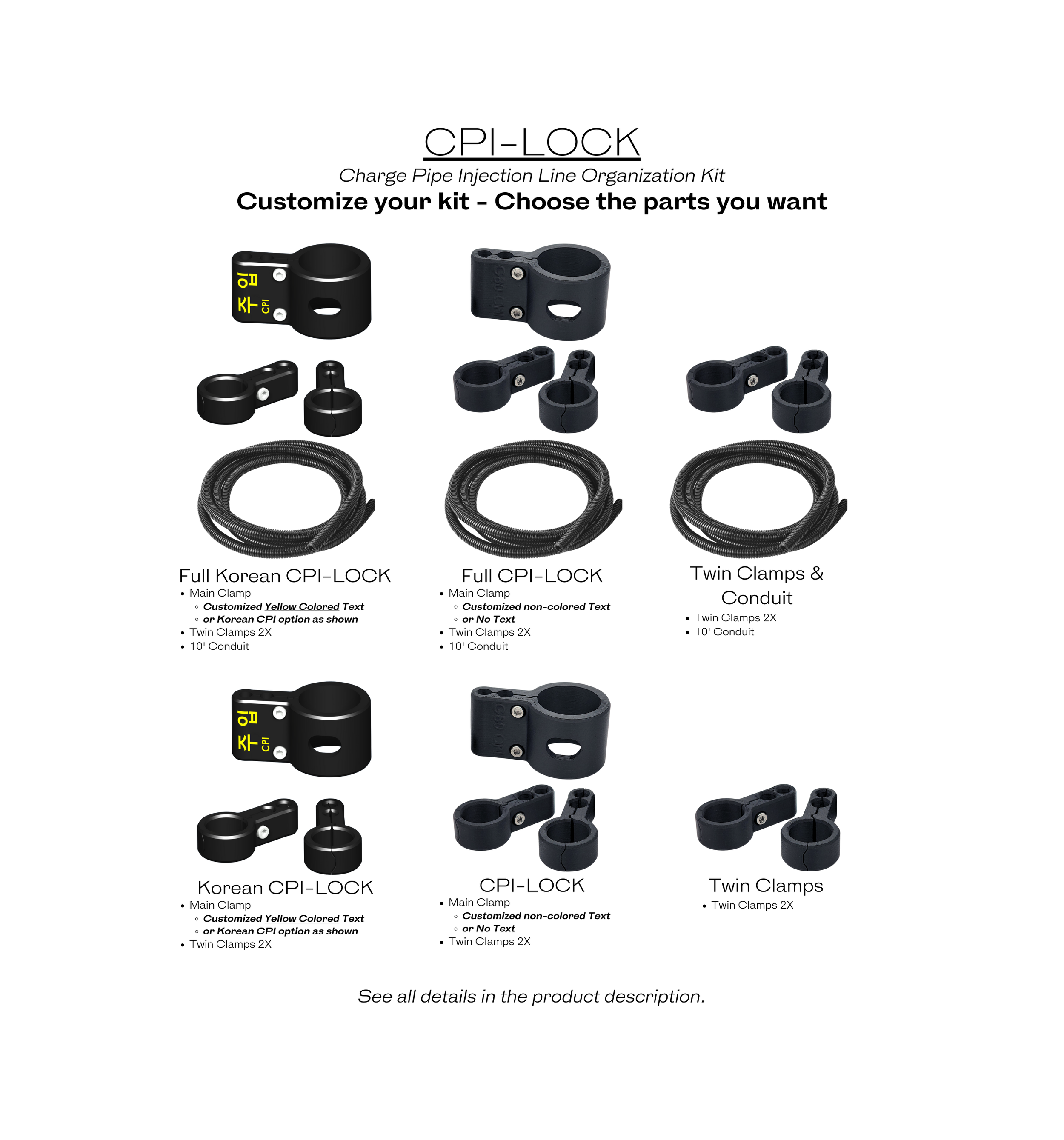 CPI-LOCK Charge Pipe Injection Line Organizaiton Kit Options ZE-2024-K-0300 Copyright© Zacarias Engineering LLC. All Rights Reserved.png