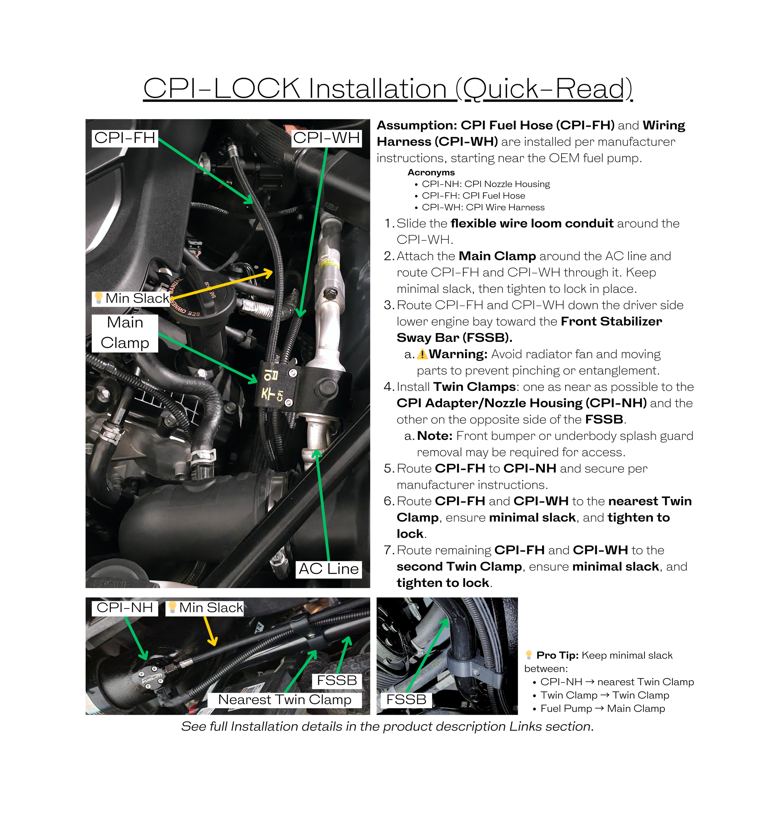CPI-LOCK Charge Pipe Injection Line Organizaiton Kit Quick Install ZE-2024-K-0300 Copyright© Zacarias Engineering LLC. All Rights Reserved.png