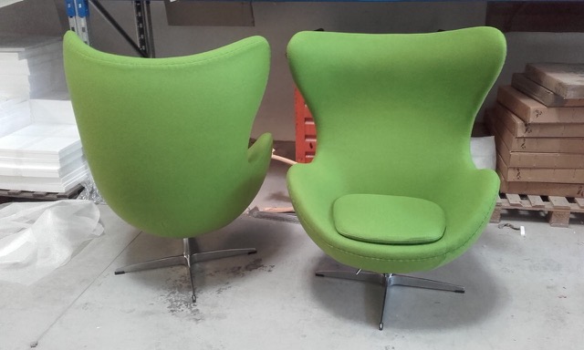Egg Chair Arne Jacobsen Vivendum, Leather Egg Chair Uk