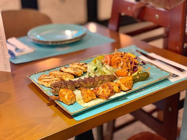 Chicken shish and Adana looking delicious together @hoshrestaurant 
#hoshrestaurant #delicious #king #kebab #turkish #taste #london #goldersgreen #numberone #best #family #needtogoback