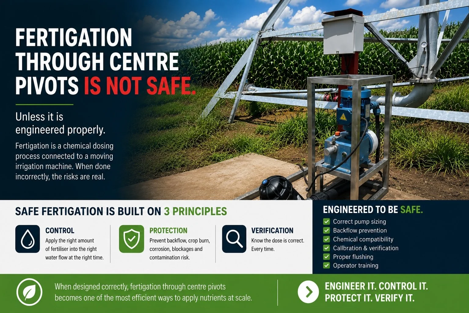 Fertigation Through Centre Pivots: Is It Safe?