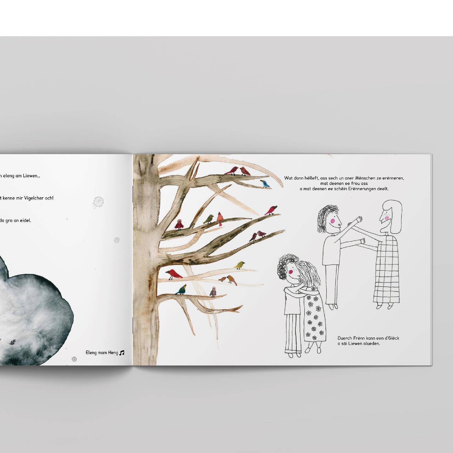 Fluppdifipps 
Luxembourgish childrens book about feelings by @fondationeme 

#artdirection and #layout