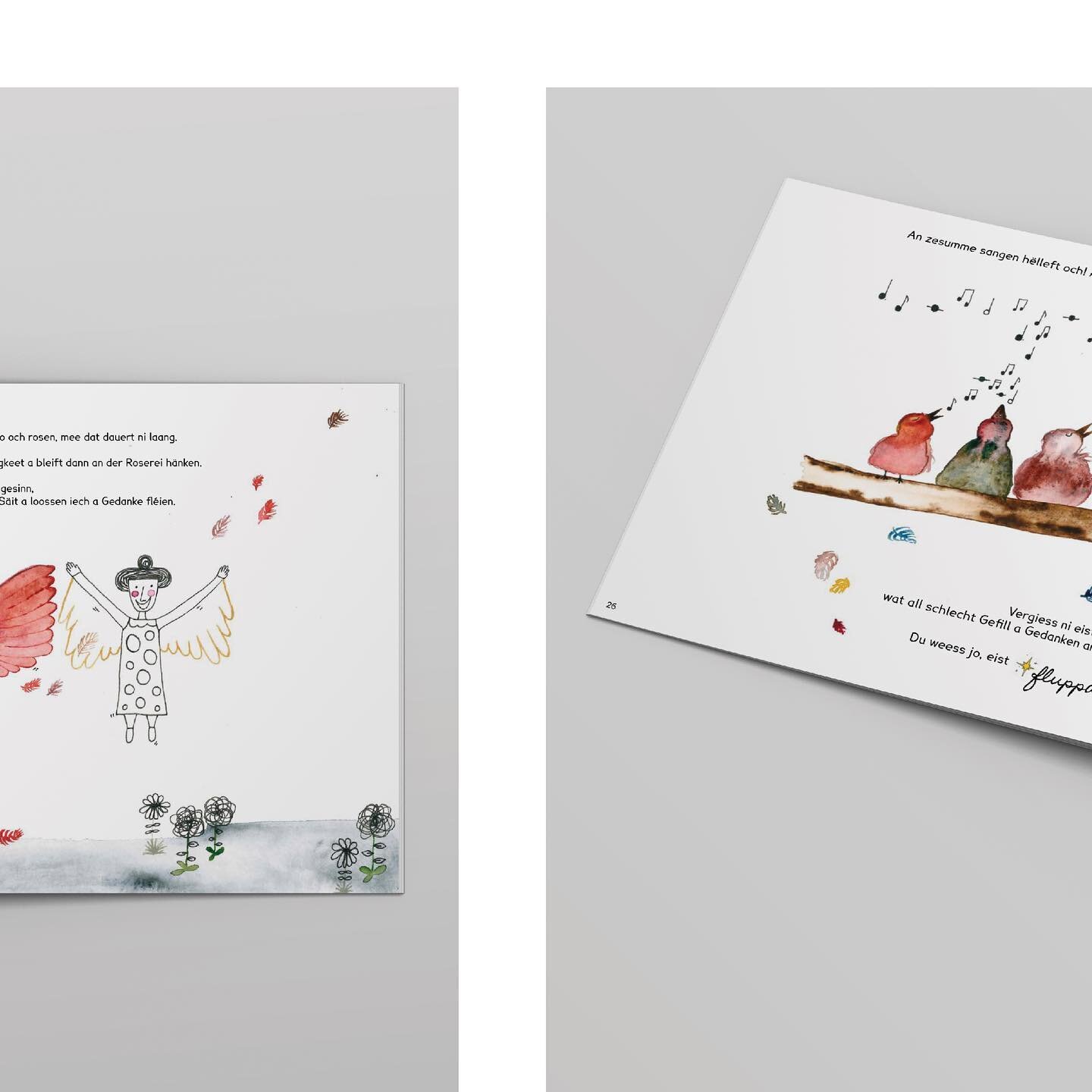 Fluppdifipps 
Luxembourgish childrens book about feelings by @fondationeme 

#artdirection and #layout