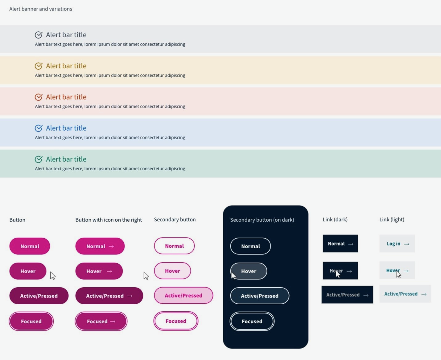 Nitro College. Early design system development.