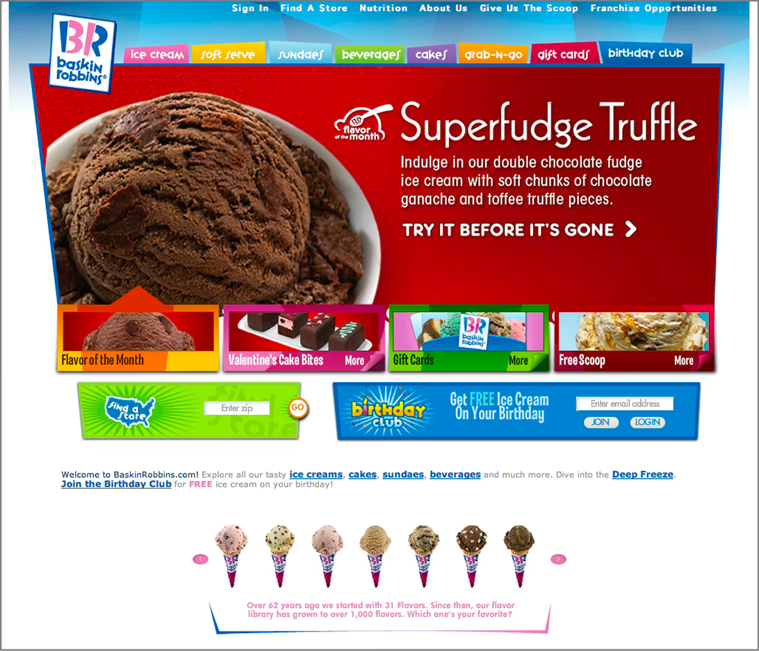 Legacy Homepage. 
