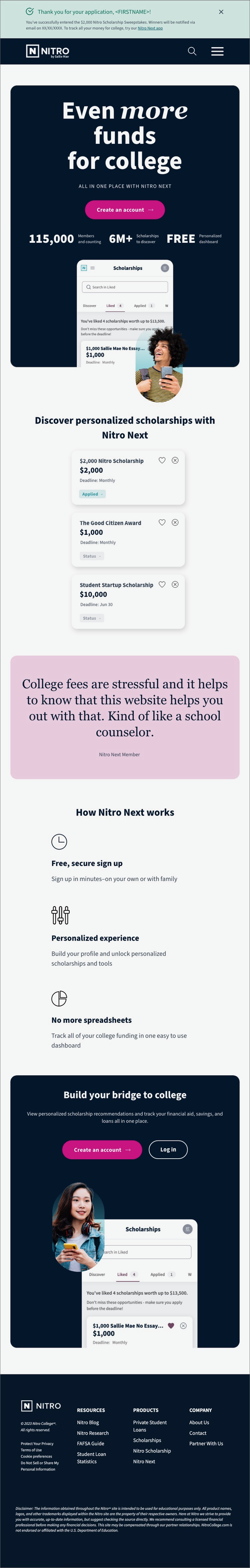 Nitro College for Tablet.