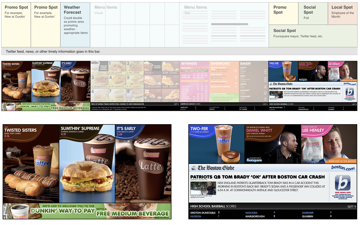 Original Concepts. From simple boxes into a rich multimedia menu experience.