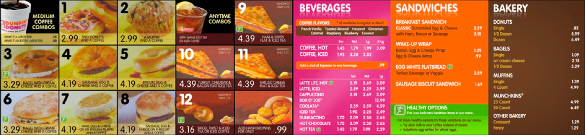Original Concepts. While leveraging existing assets we shared a bold perspective of what the new menu experience would become.