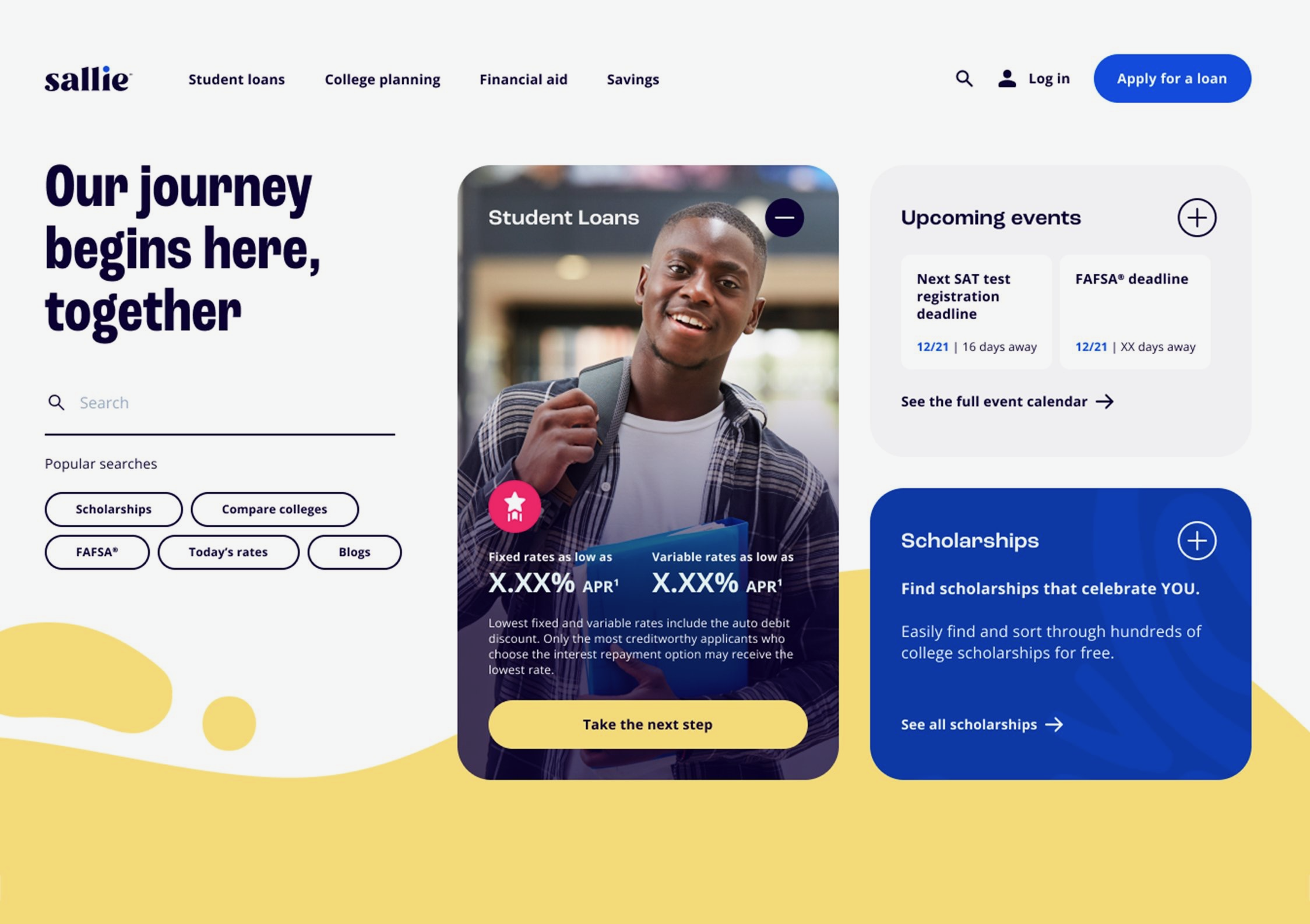 Homepage Concept. Taking a 'moonshot' into production.