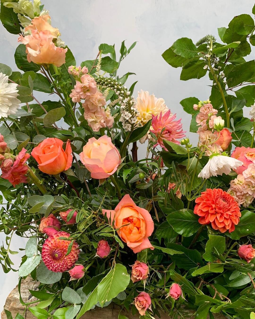 Rose and dahlia heaven!! Just loving this pop of rich pinks and oranges 😍 So summery! 

#weddingideas #wedding2023 #wedding2022 #weddinginspiration #weddingflowers #haslemerebrides #surreybride #surreyflorist #surreyweddingflorist #surreyweddingflow