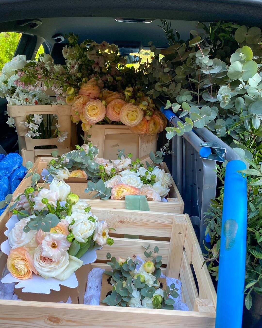 A little peek at the madness behind the scenes! I always find it so funny to see the car overflowing with floral goodies 😍

#weddingideas #wedding2023 #wedding2022 #weddinginspiration #weddingflowers #haslemerebrides #surreybride #surreyflorist #sur