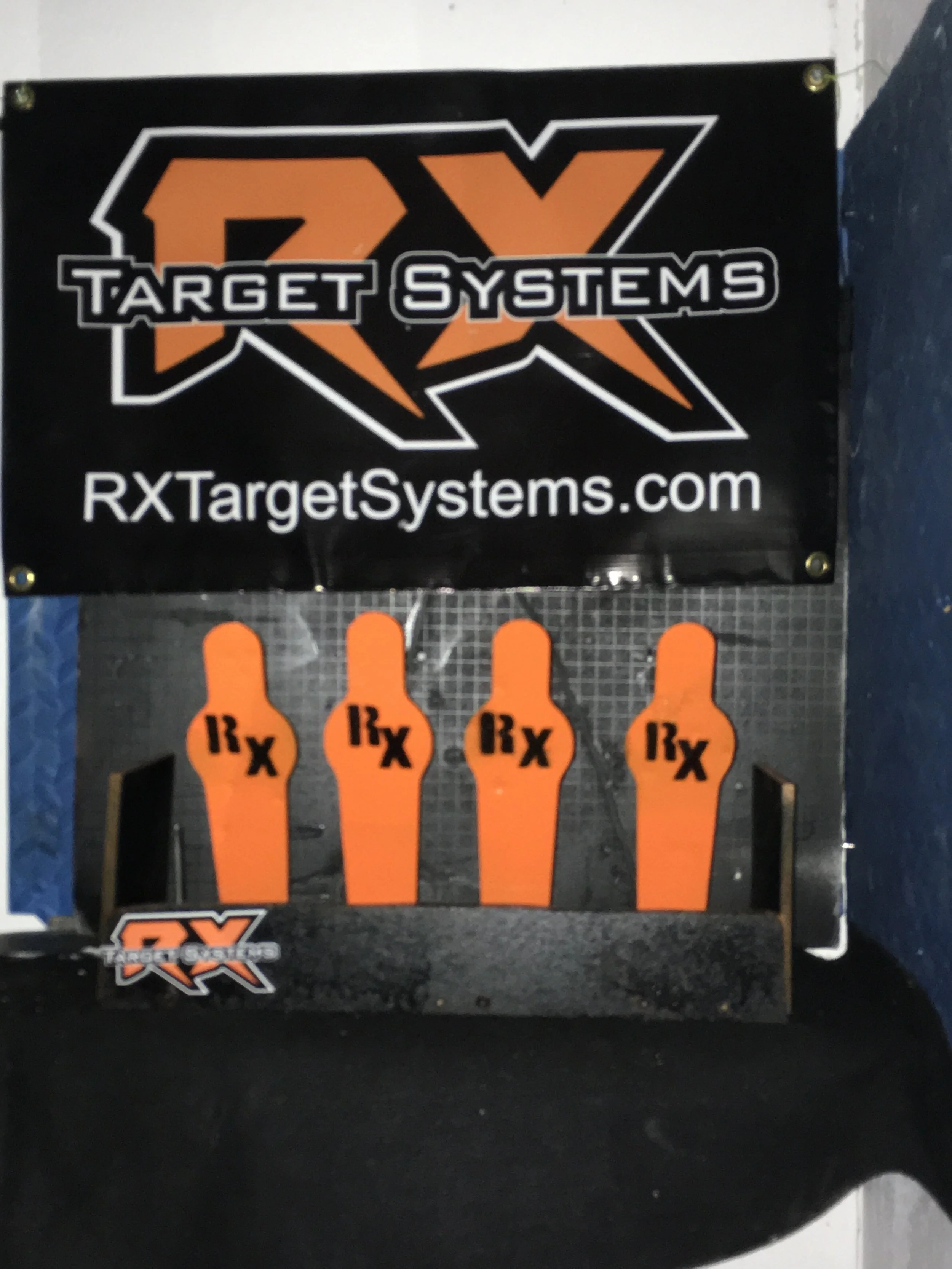 Rx Silhouette System, with MSDR (manual shooter distance reset) shown here with 4 targets, but also available with up to 5 targets.