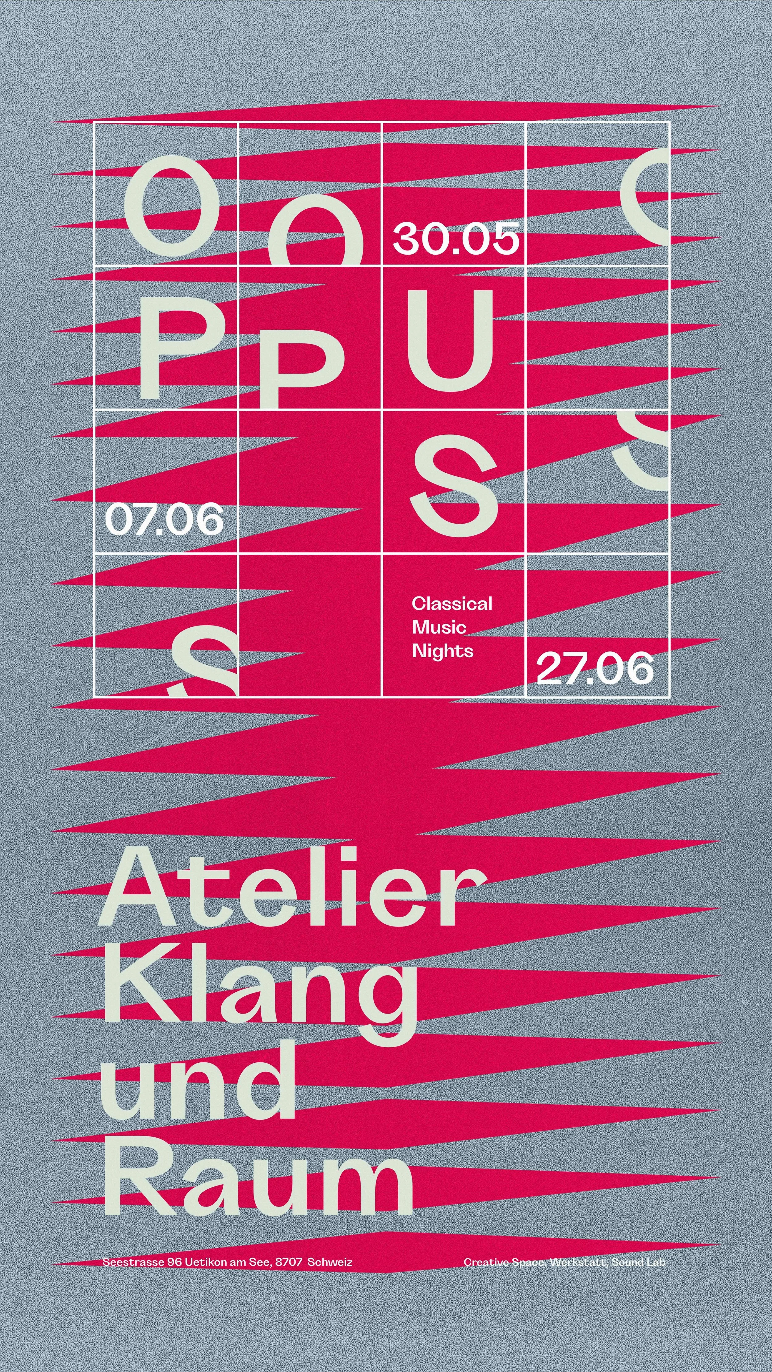 OPUS Konzerte am 30. Mai – 07. Juni und 27. Juni – " Hauskonzerte" von jungen Musiker:innen aus der Klassik