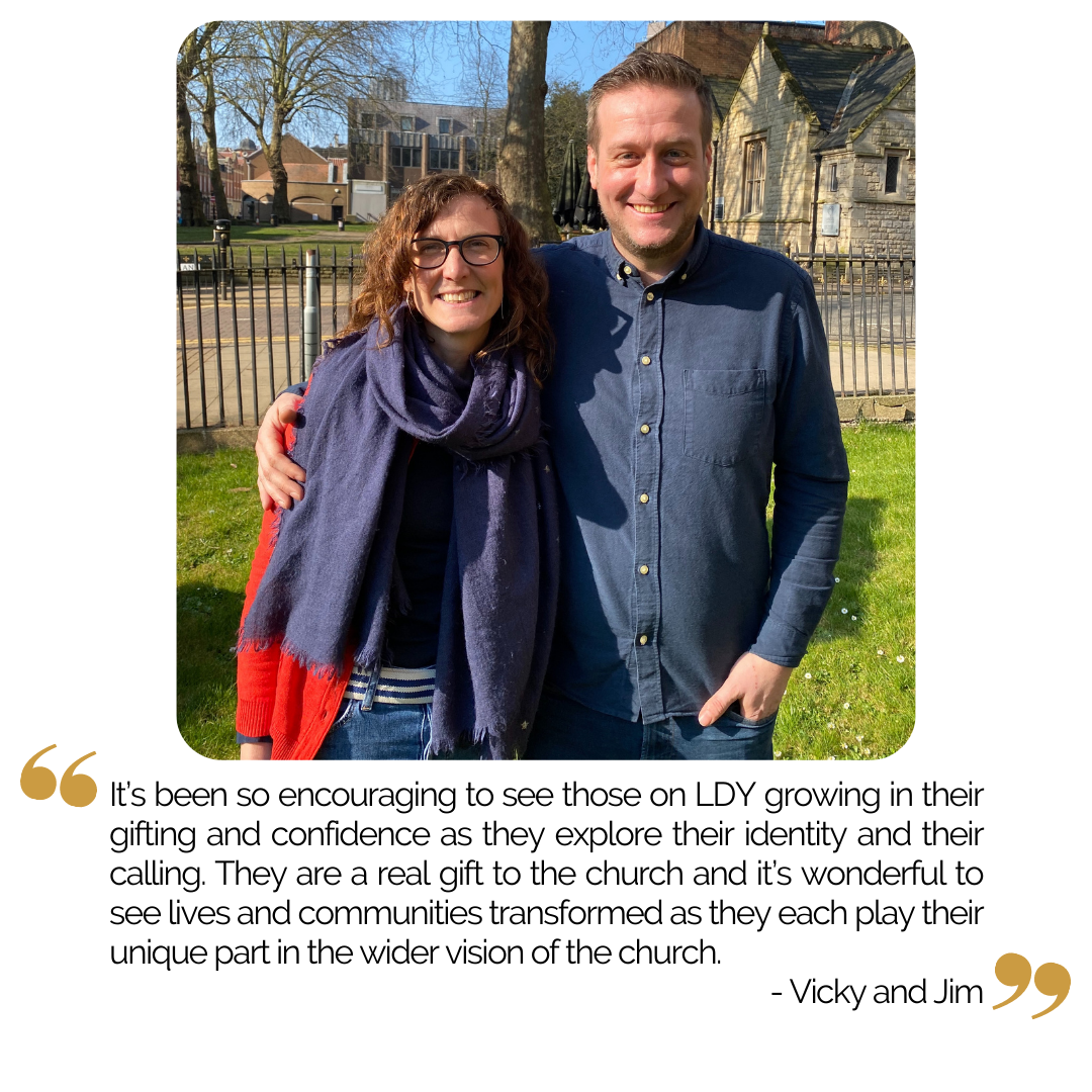 ‘It’s been so encouraging to see those on LDY growing in their gifting and confidence as they explore their identity and their calling. They are a real gift to the church and it’s wonderful to see lives and communities transformed as they each play …