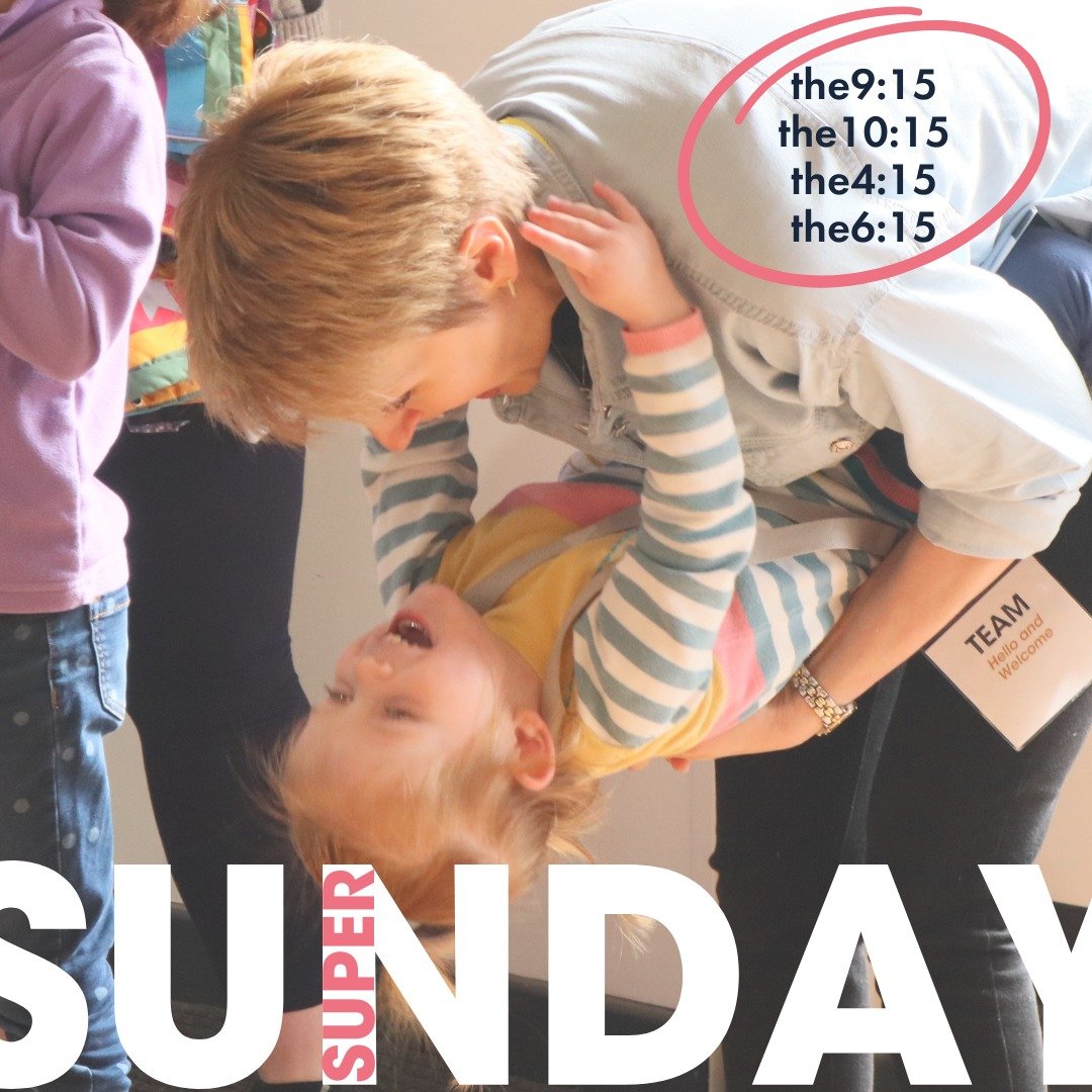 It's SUPER SUNDAY tomorrow and we've got a great day lined up for you as we continue our vision series: Love, Live, Go. Join us at any one of our five services - everyone is welcome! 

the9:15 aimed at young families - the Salthouse
the10:15 - the Sa
