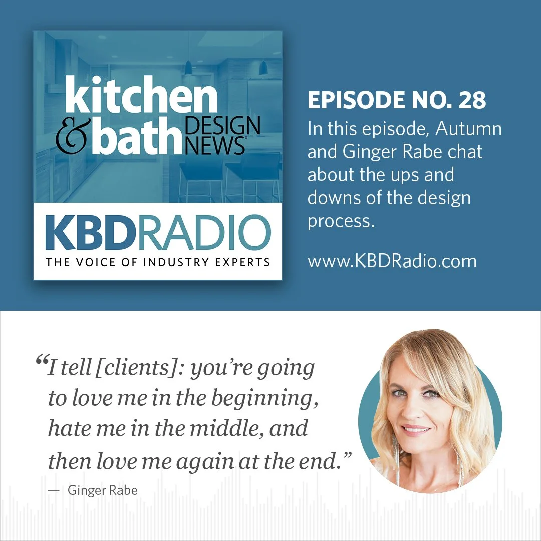 Kitchen &amp; Bath Design News Radio Podcast with Ginger Rabe