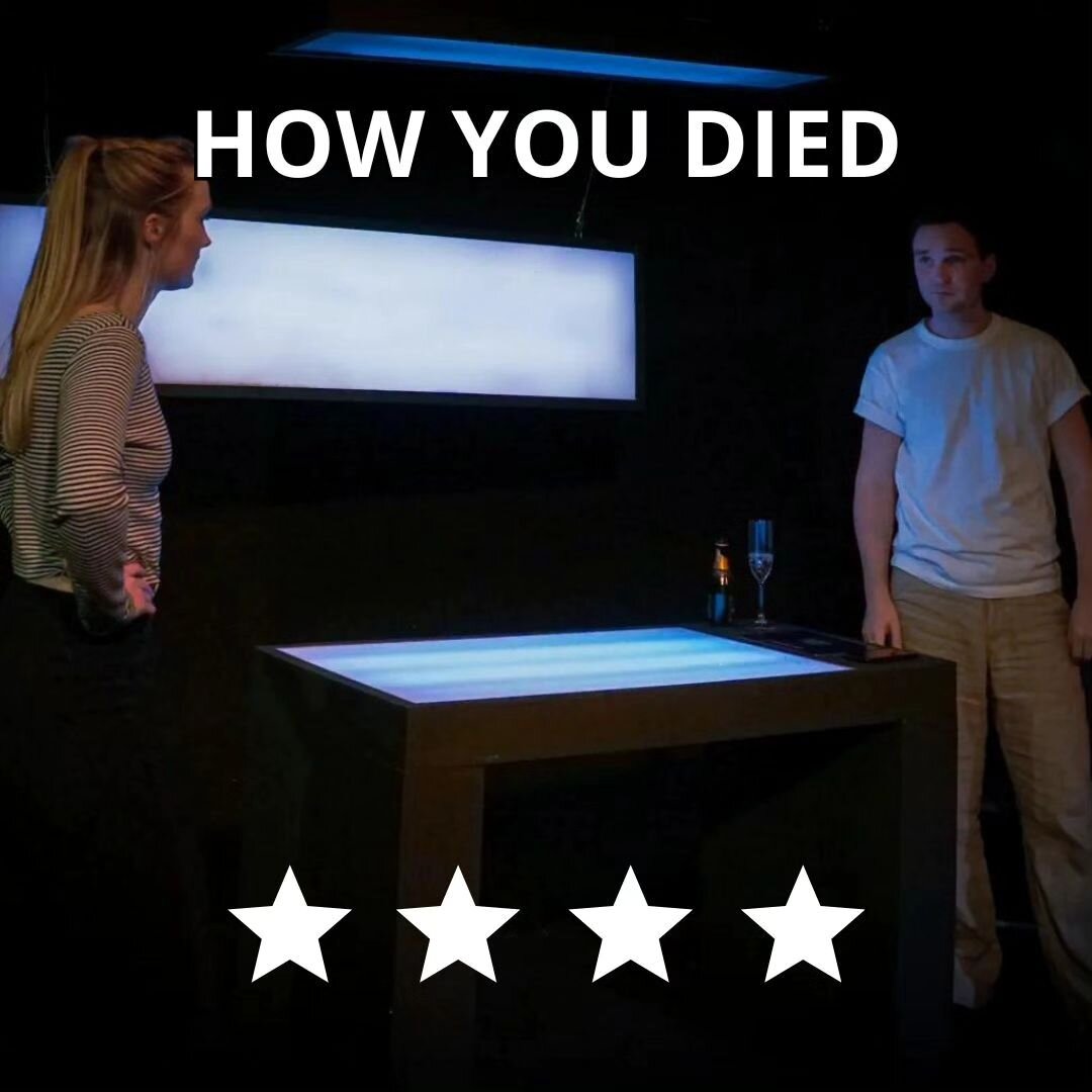 Directed by Ellie Jay Stevens (@elliejaytheatre), &ldquo;How You Died&rdquo; is a dramedy about grief that spirals into a gripping thriller😵&zwj;💫 This two-hander imagines a near future where 3D hologram versions of departed loved ones can be summo