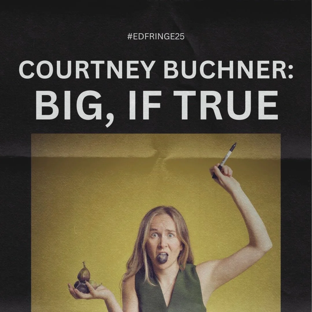 What&rsquo;s true, what&rsquo;s embellished, what&rsquo;s outright invented? With @courtneybcomedy you&rsquo;ll never quite know&mdash;&amp; that&rsquo;s half the fun. 

From the Darwin-esque discovery of her dad&rsquo;s penis (yes, we&rsquo;re keepi