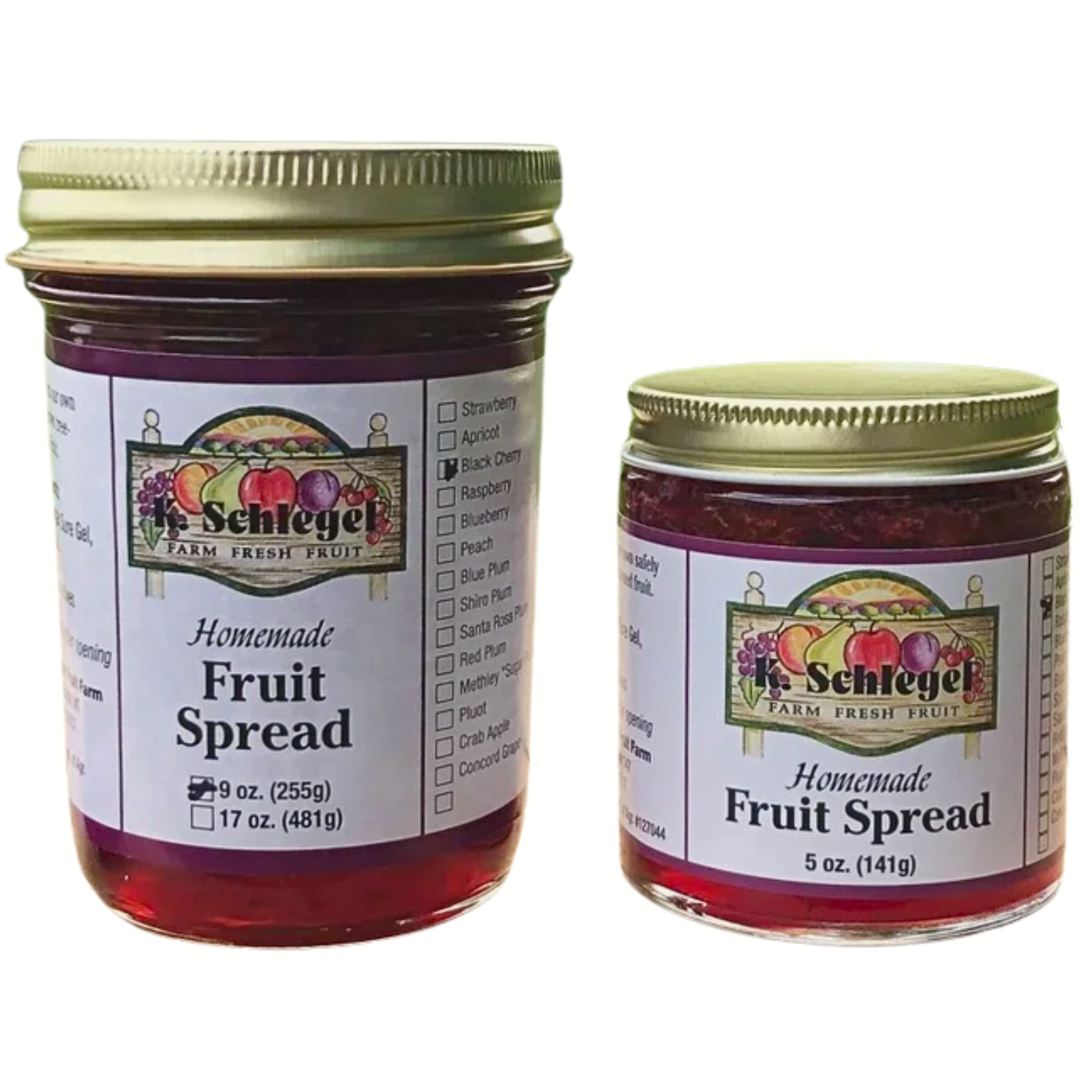 Black Cherry Fruit Spread (Jam)