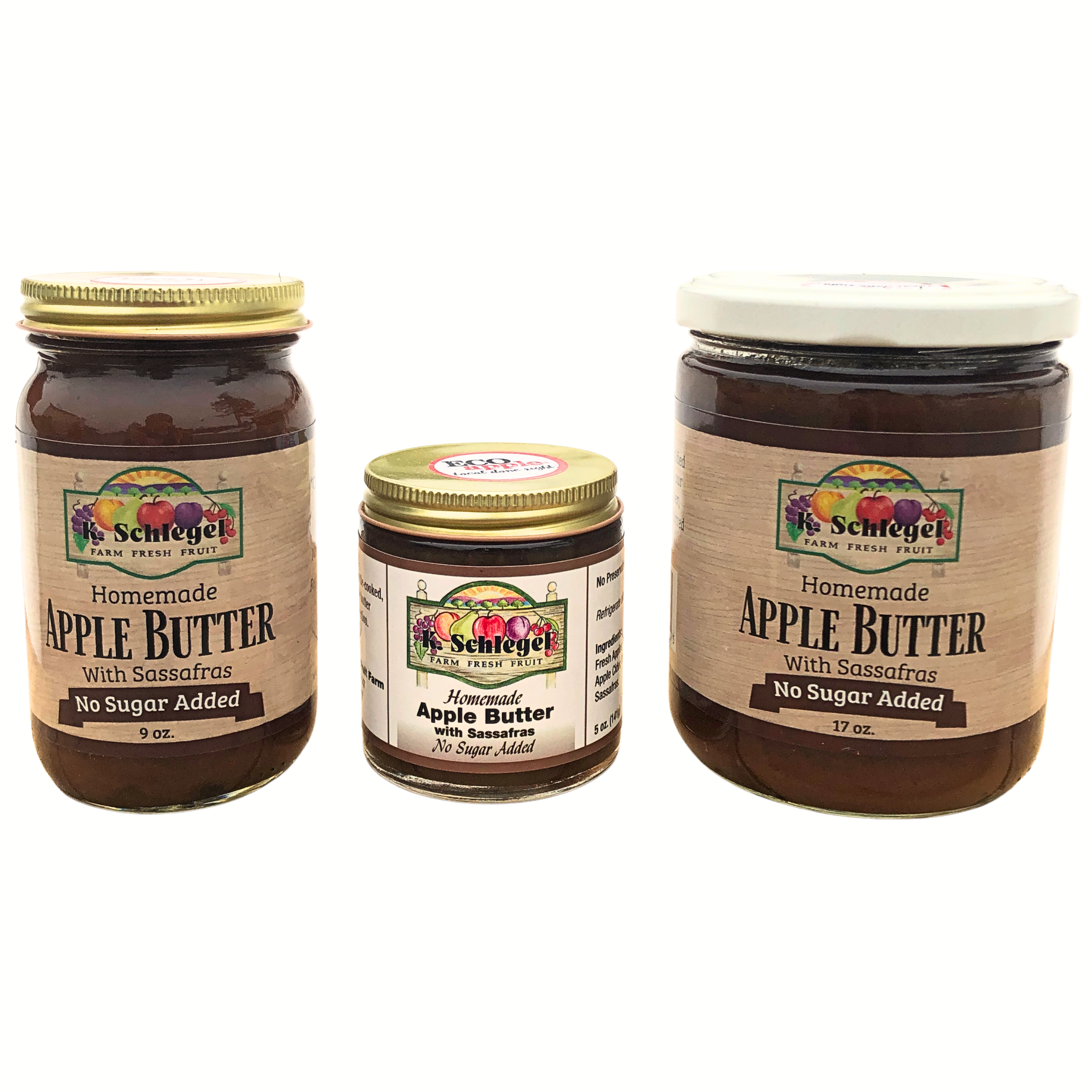 Sassafras with No Sugar Added Apple Butter