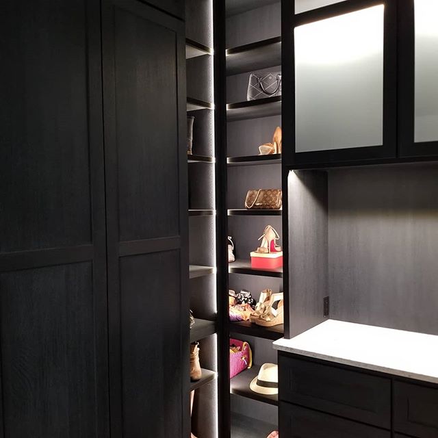 Here is a beautiful custom master closet I just completed for a client. I really enjoyed designing and building this cabinetry. #furniture #fargo