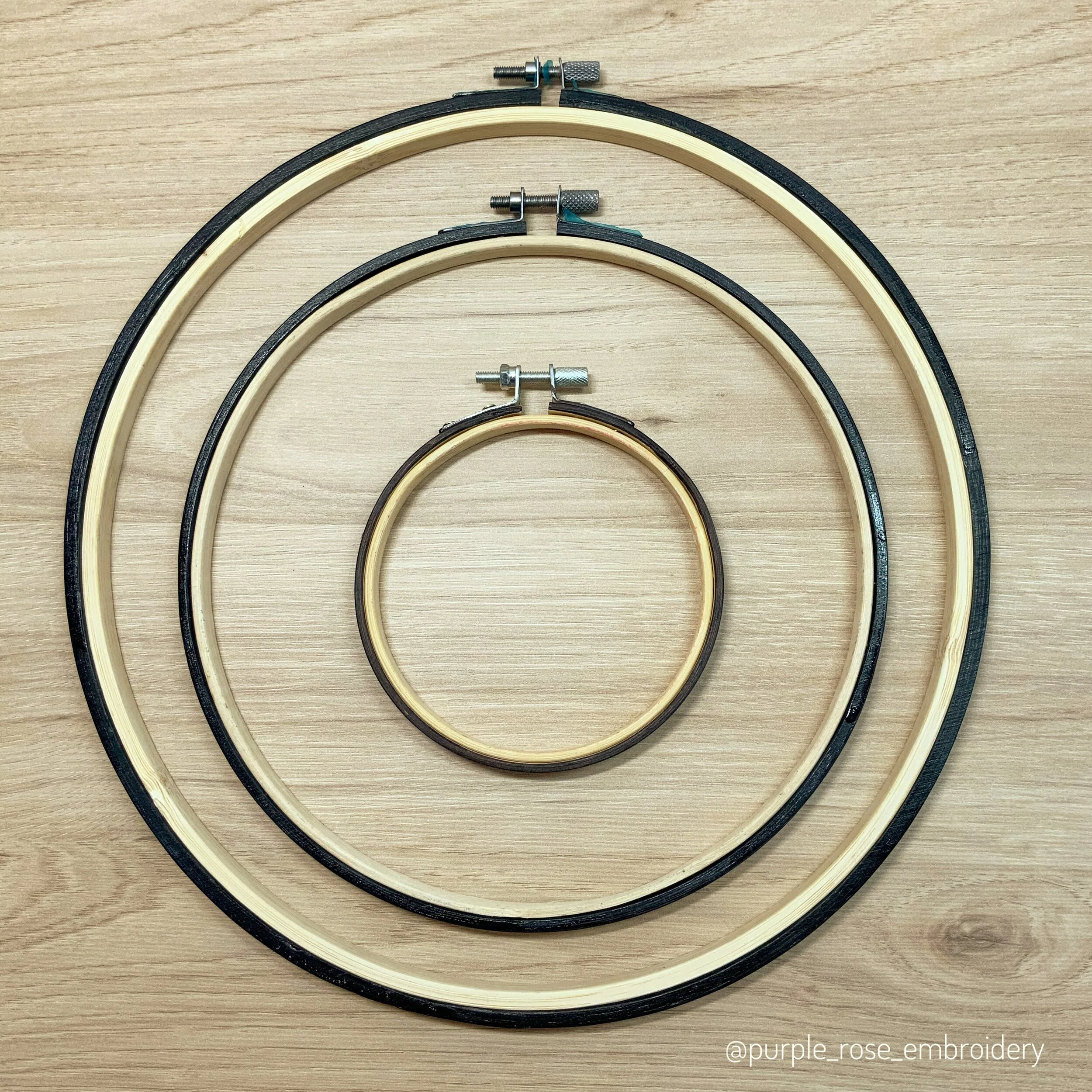 Black Framing Hoops