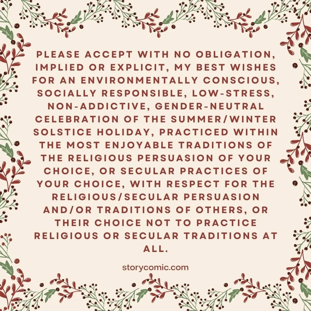 "Wishing everyone a storybook Christmas filled with joy, laughter, and magical moments! 🎄✨"

#MerryChristmas #StoryComicHoliday #FestiveCheer #ChristmasMagic #HolidayJoy #WinterTales #SeasonsReadings #YuletideGreetings #StorybookChristmas 