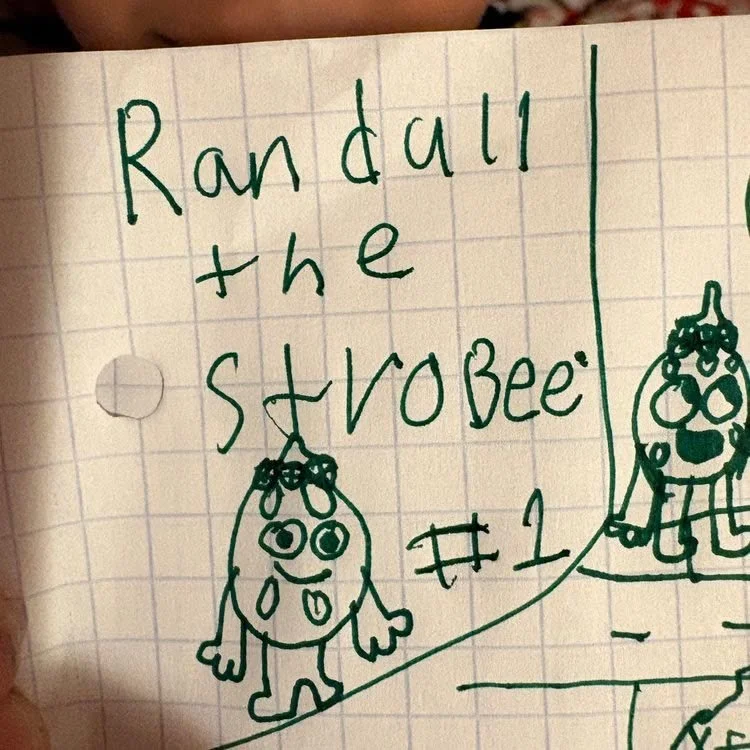 Jordan is working on her graphic novel, &lsquo;Randall The Strawberry&rsquo;
