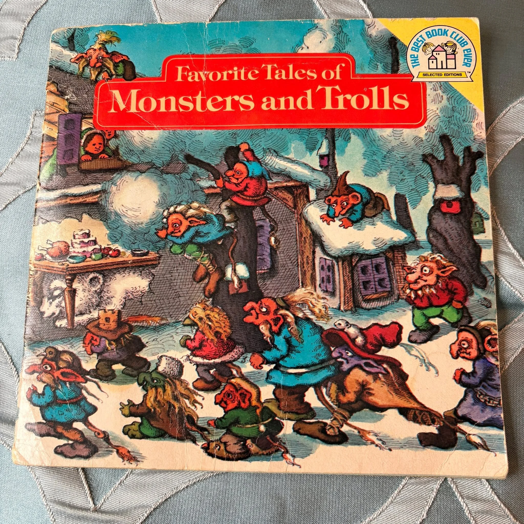 📚 Favorite Tales of Monsters and Trolls
by George Jonsen &bull; Illustrated by John O'Brien
There&rsquo;s something timeless about opening a collection like Favorite Tales of Monsters and Trolls. It carries that unmistakable vintage storybook energy
