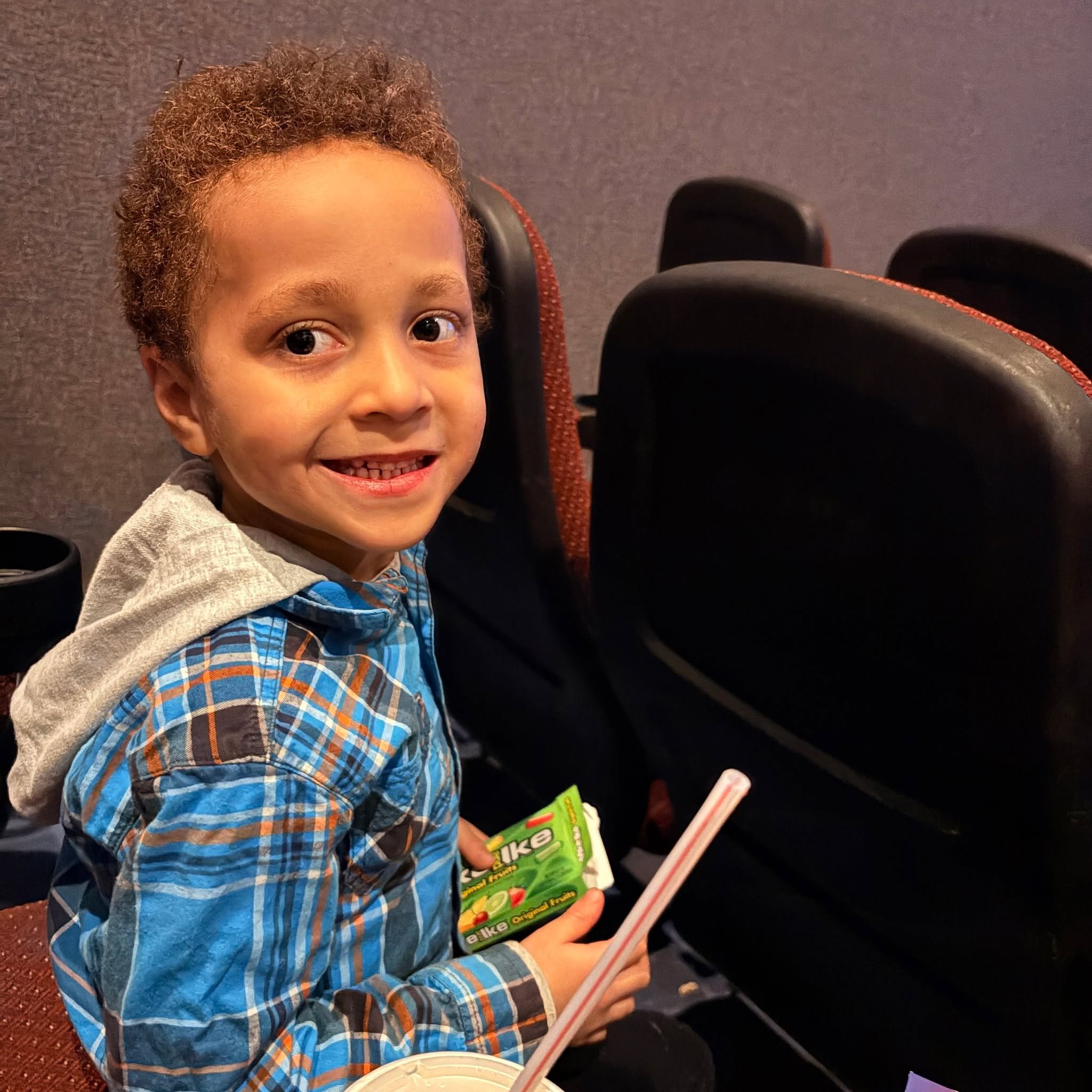 lemonade, candy, and popcorn at the movies!