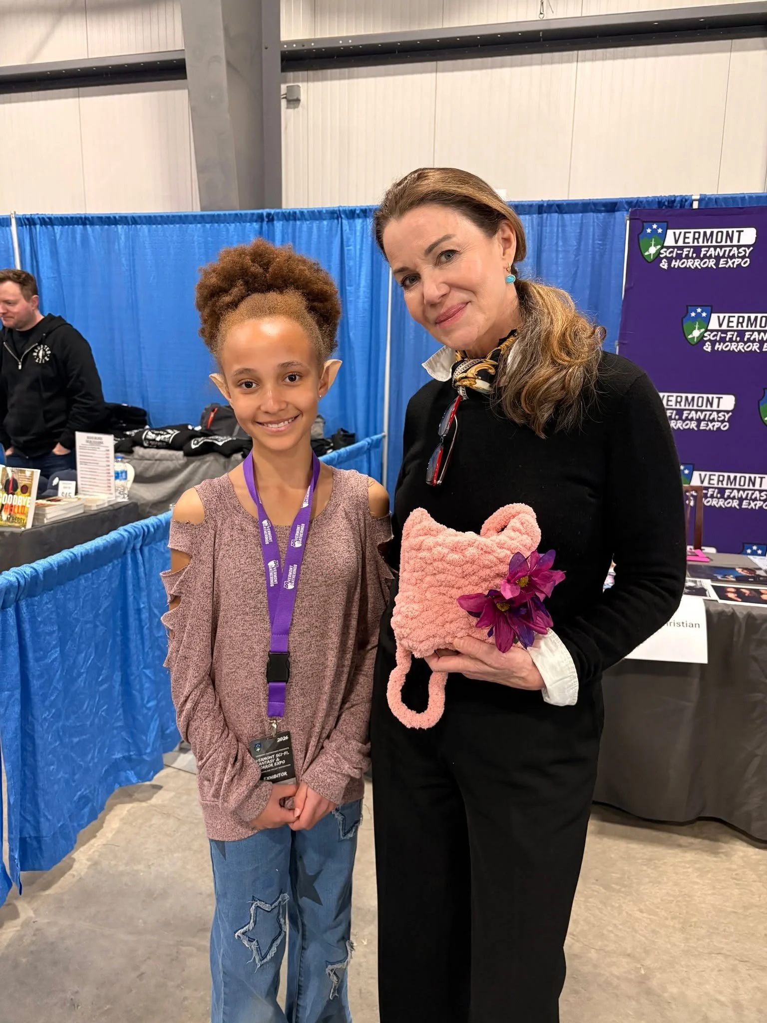 Elizabeth with Claudia Christian