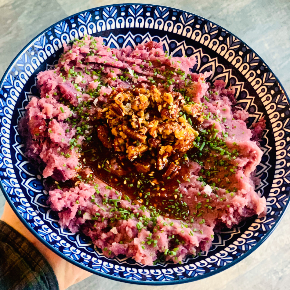 Roasted Purple Sweet Potatoes Recipe