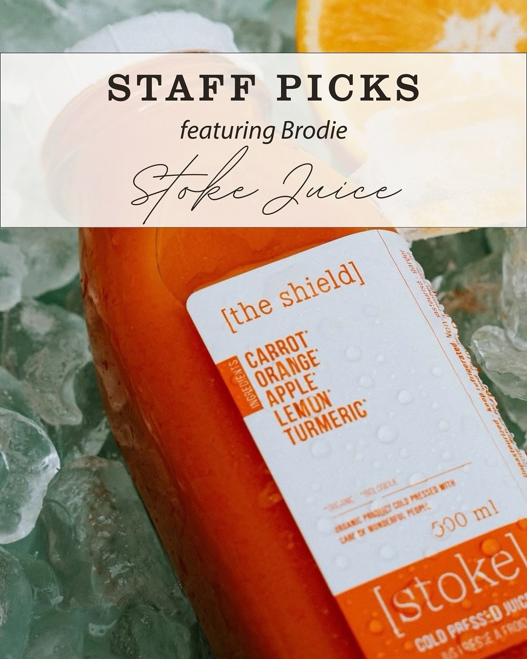 Staff pick from our Produce Lead at Arbour Lake: 

 &ldquo;Quality healthy juice! I love treating myself to Stoke, especially The Crisp flavour when I need to wake up a bit more or just feel better overall.&rdquo; 

-Brodie
