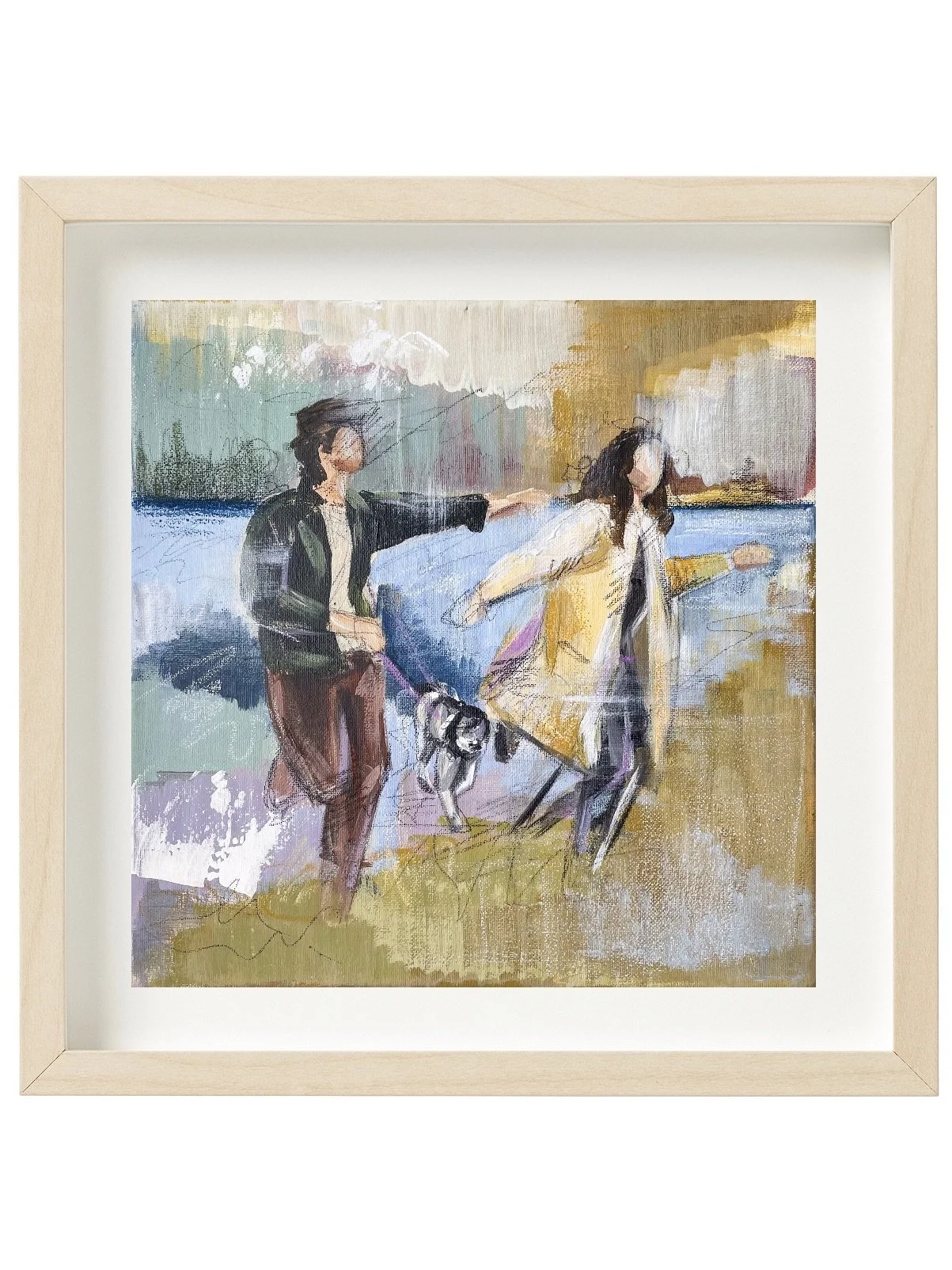 "Vintage Beach Stroll" PRINT