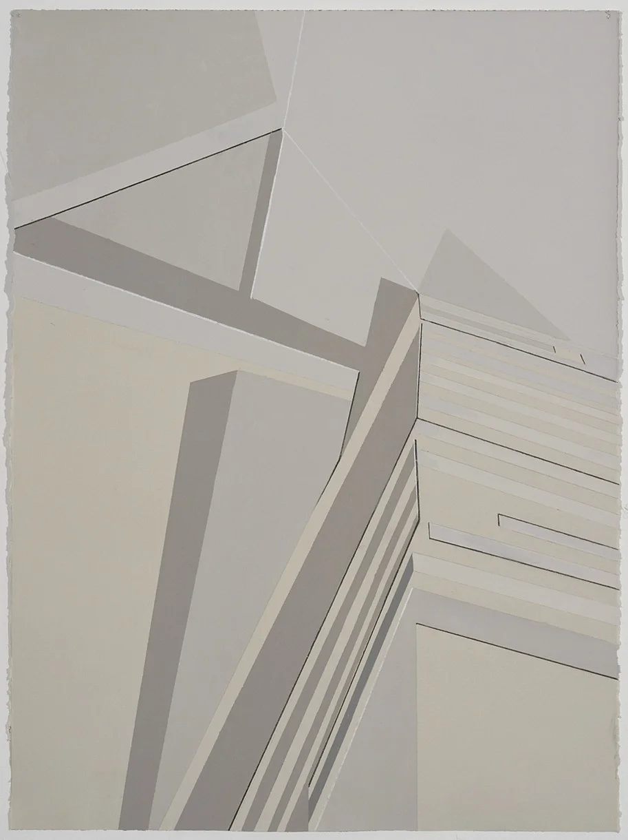 sound #6. acrylic and graphite on paper. 2012. 22"x30"