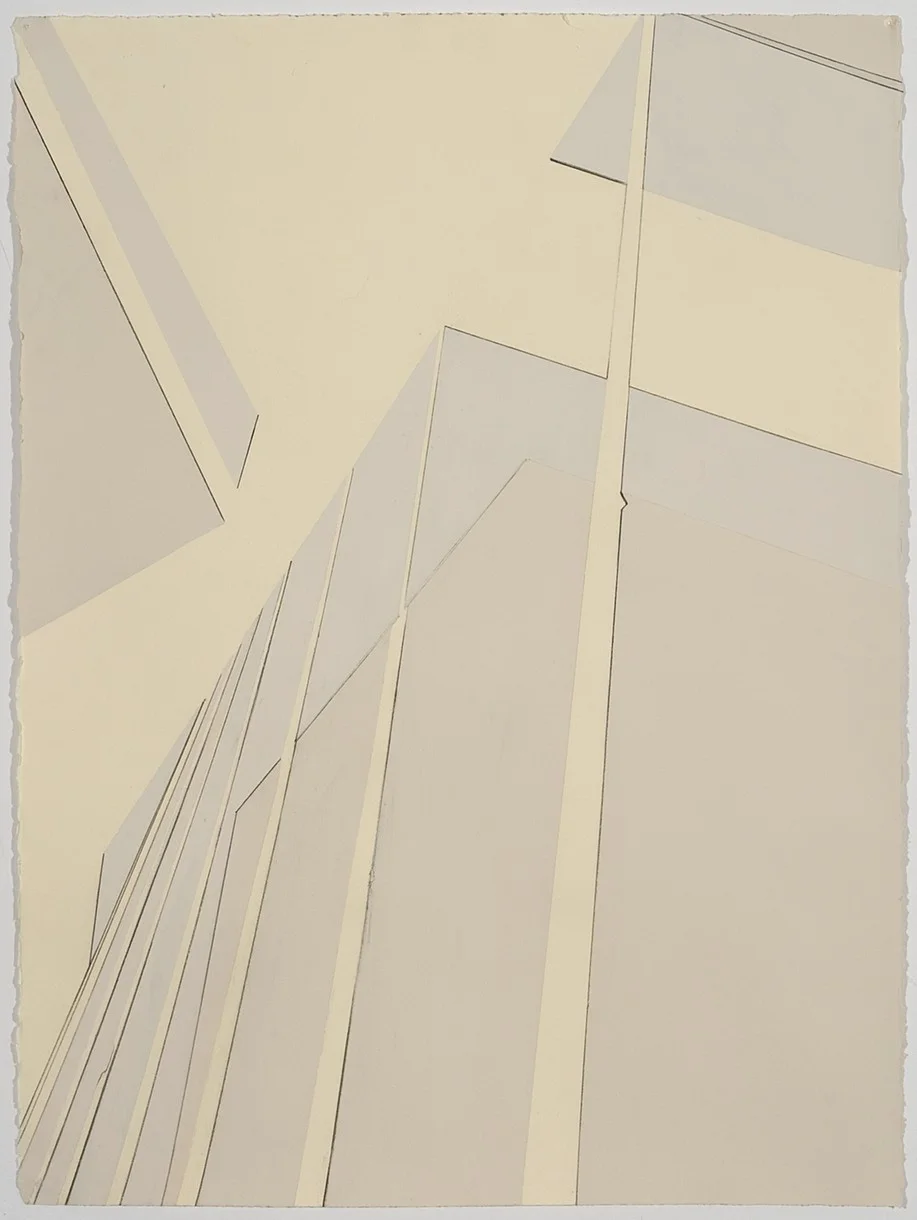 sound #7. acrylic and graphite on paper. 2012. 22"x30"