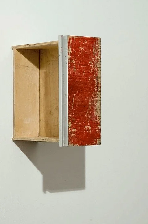suspension #2 - detail 2. altered found object. 2009. 17" x 16.5" x 7.5"