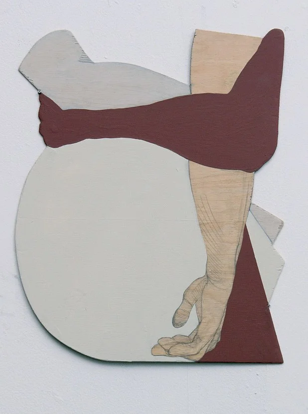 pause. acrylic and graphite on wood. 2015. approx. 16" x 20"