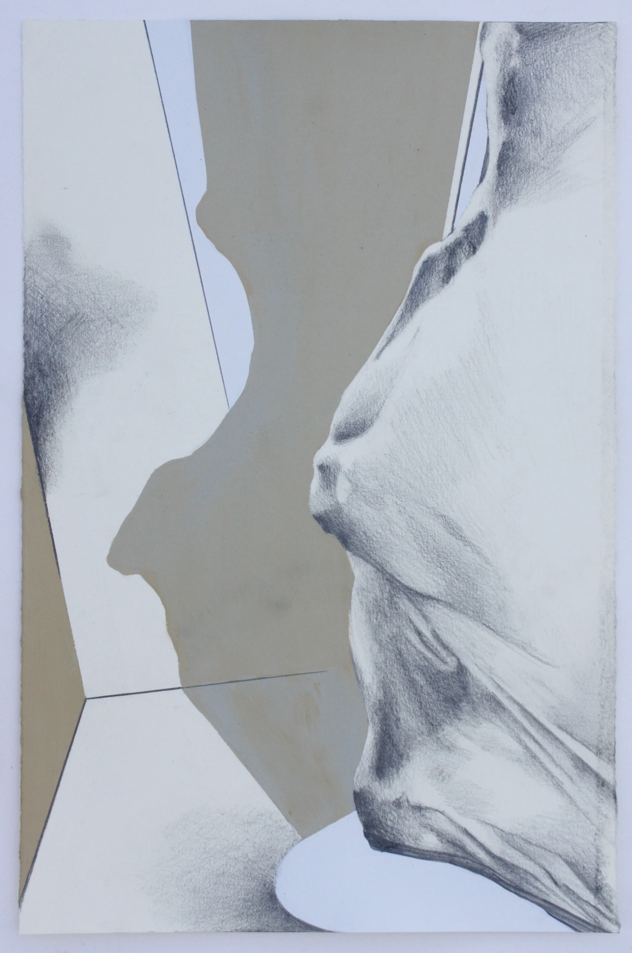 range #4. acrylic and graphite on paper. 2016. 12"x 8"