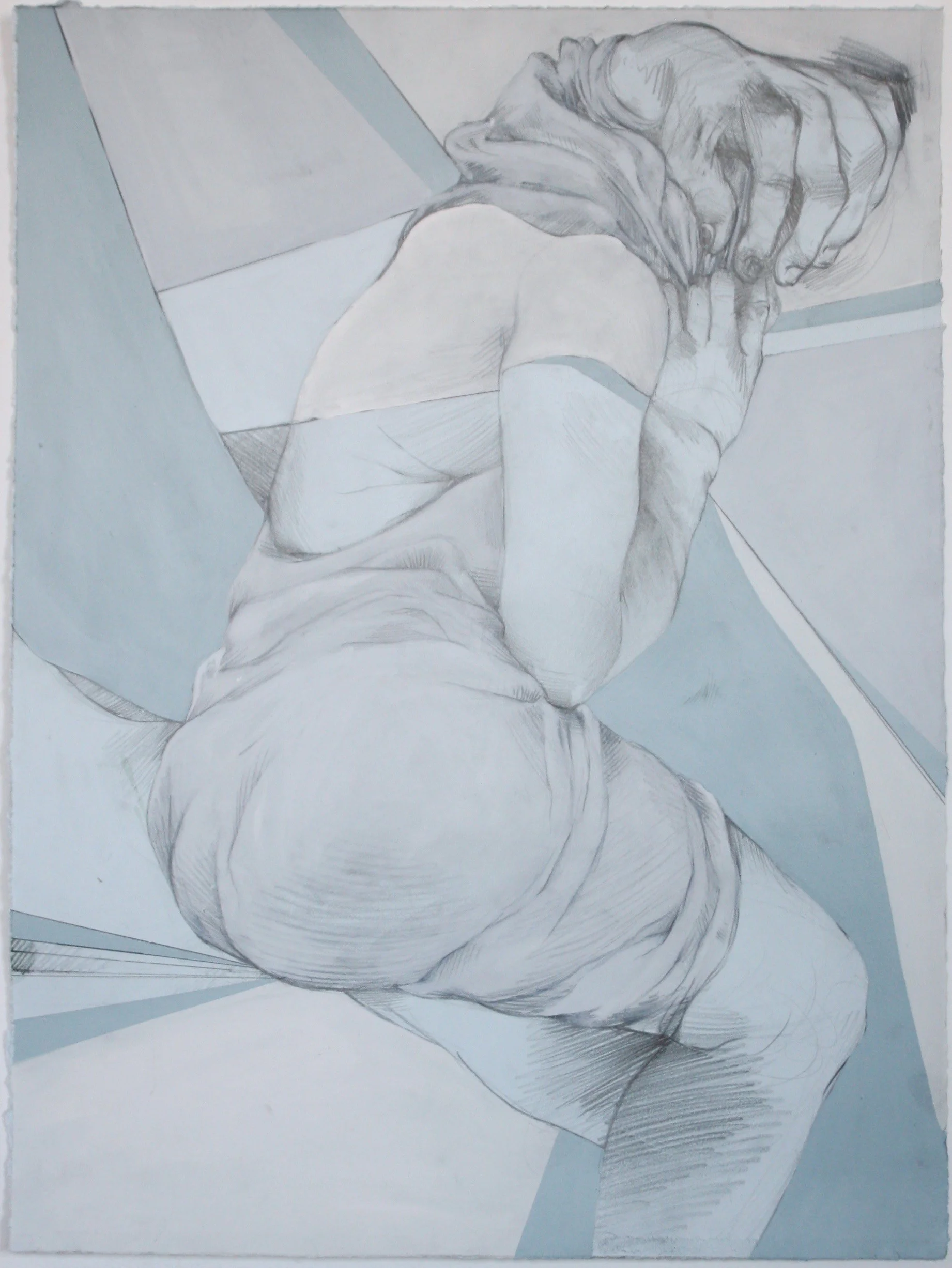gather #1. acrylic and graphite on paper. 2017