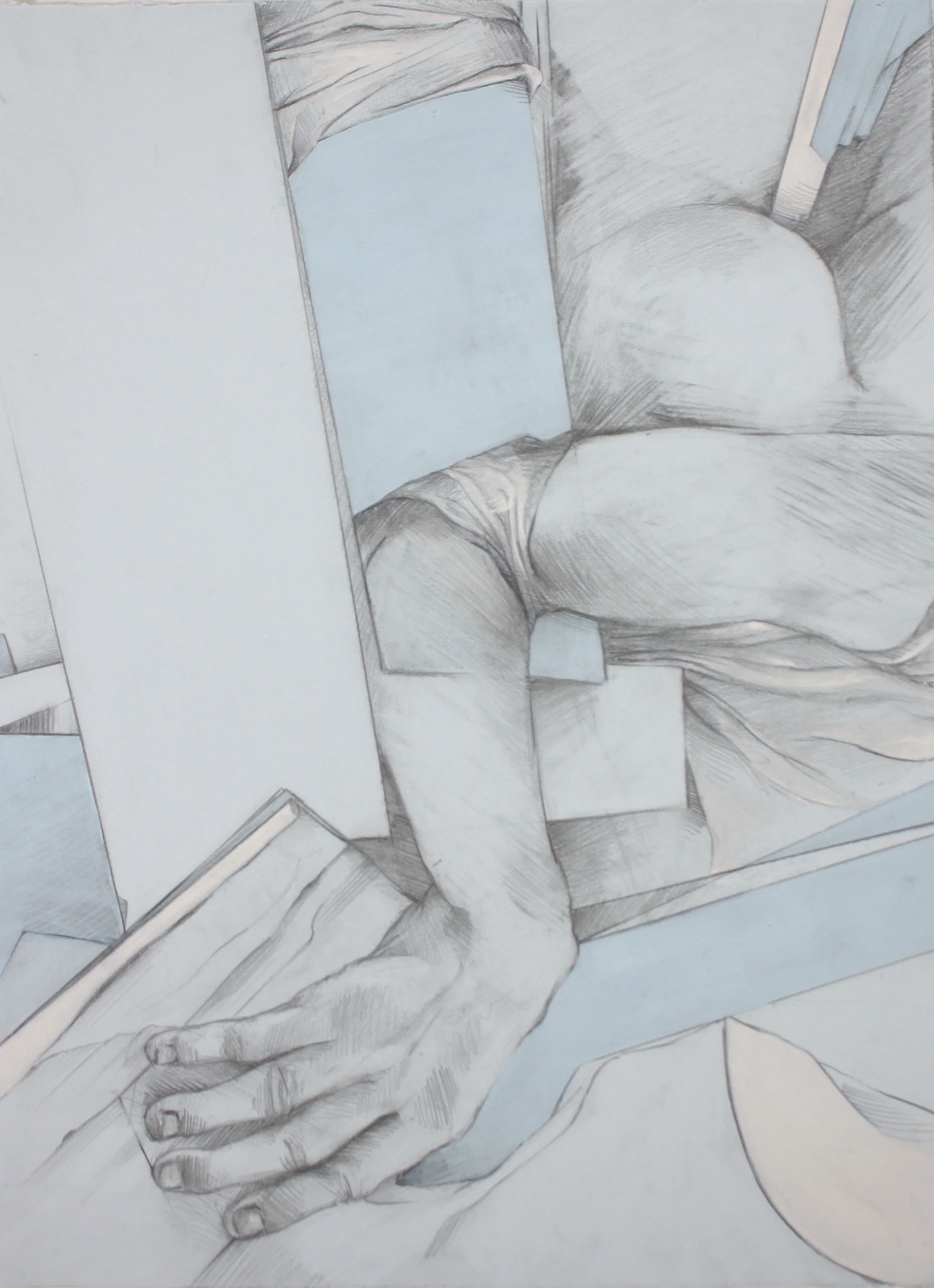 gather #2. acrylic and graphite on paper. 2017