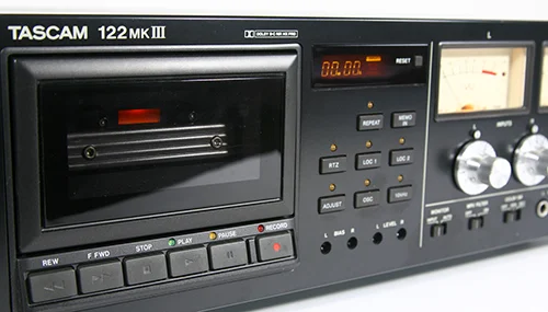 Tascam 122MKIII rack mount professional cassette recorder