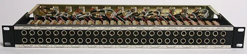 PR&E 52 TRS 1/4" TRS Patchbay with 12 pin molex connectors