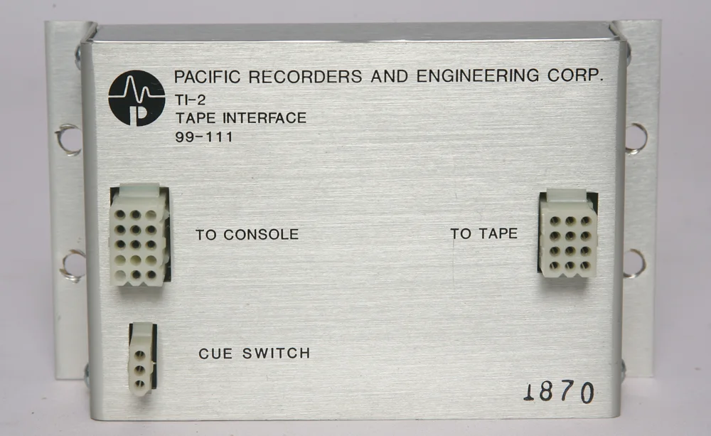 PR&E TI-2 tape interface 99-111