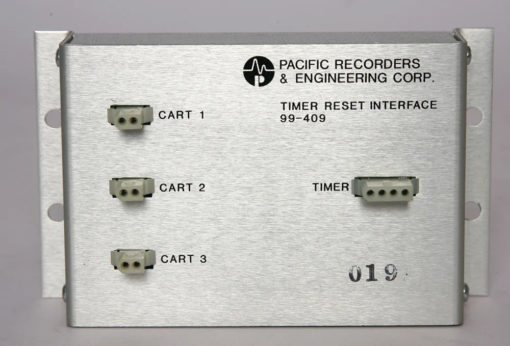 PR&E Timer reset interface 99-409
