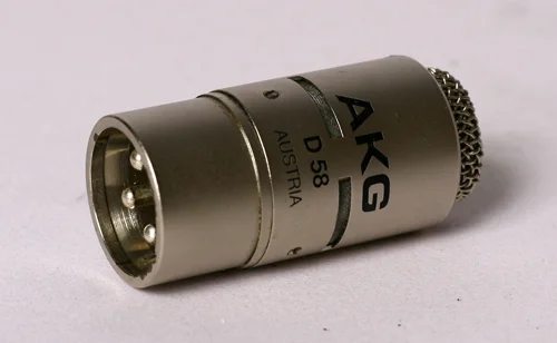 AKG D58 hypercardioid  dynamic microphone